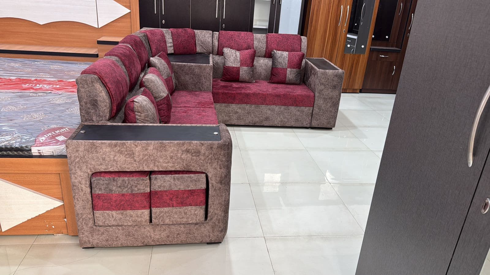L-Shape Mini Corner Sofa